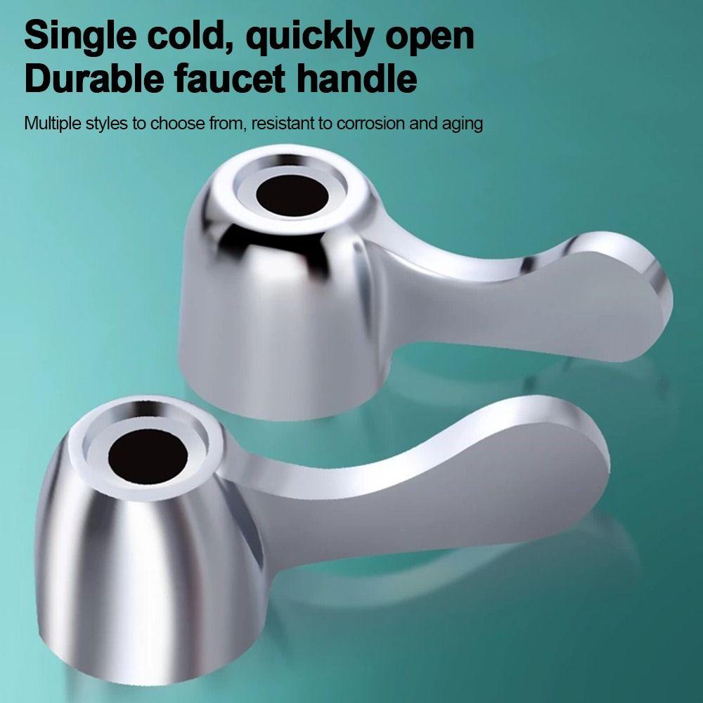 New Triangle Valve Faucet Handle Small Spout Universal Dish Basin Handle Faucet Switch Handle