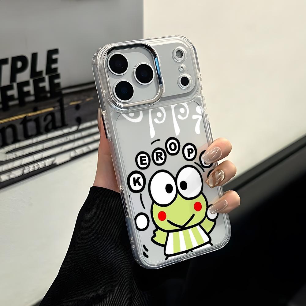 

Cute Keroes Keroppies Phone Case for Apple iPhone 17 Air 16 16e 15 14 13 12 11 Pro Max X Xs XR 8 Plus Luxury Clear Cover iPhone X