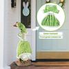 Goose Statue Outfit Porch Goose Outfits Cute Green Floral Print Costume Clothes Garden Porch Decor Clothing Set