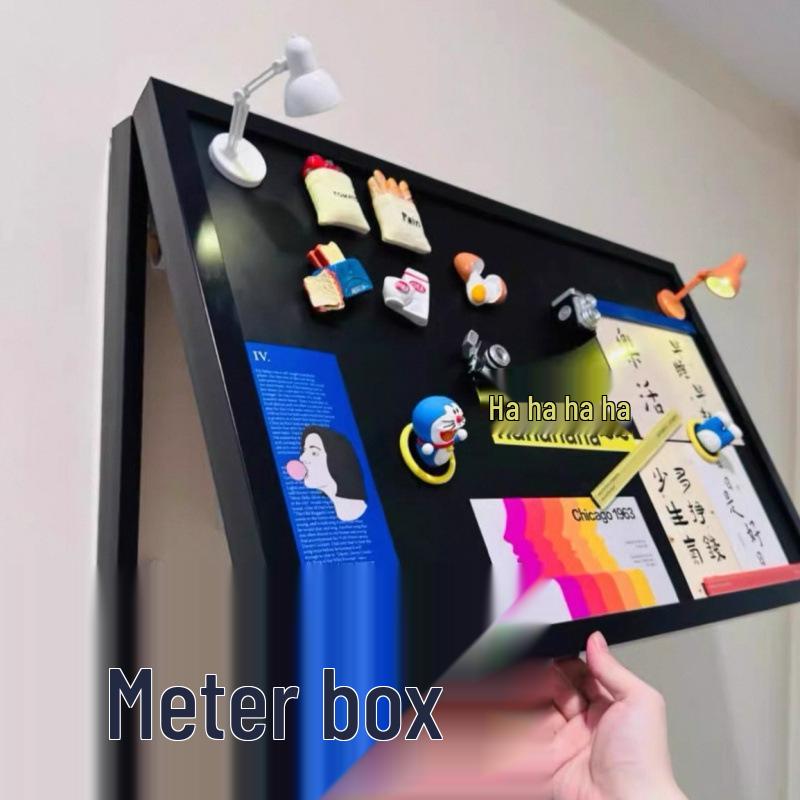 Magnetische Kreidetafel Dekorative Abdeckung für Zählerkasten und Kühlschrank