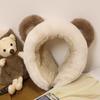 Winter Bear Earband: Fleece-Lined Windproof Cycling Earmuffs for Women & Students