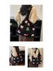 Korean Style Cute Cartoon Winter Yarn Shoulder Bag with Tassels - Versatile Large Capacity Tote