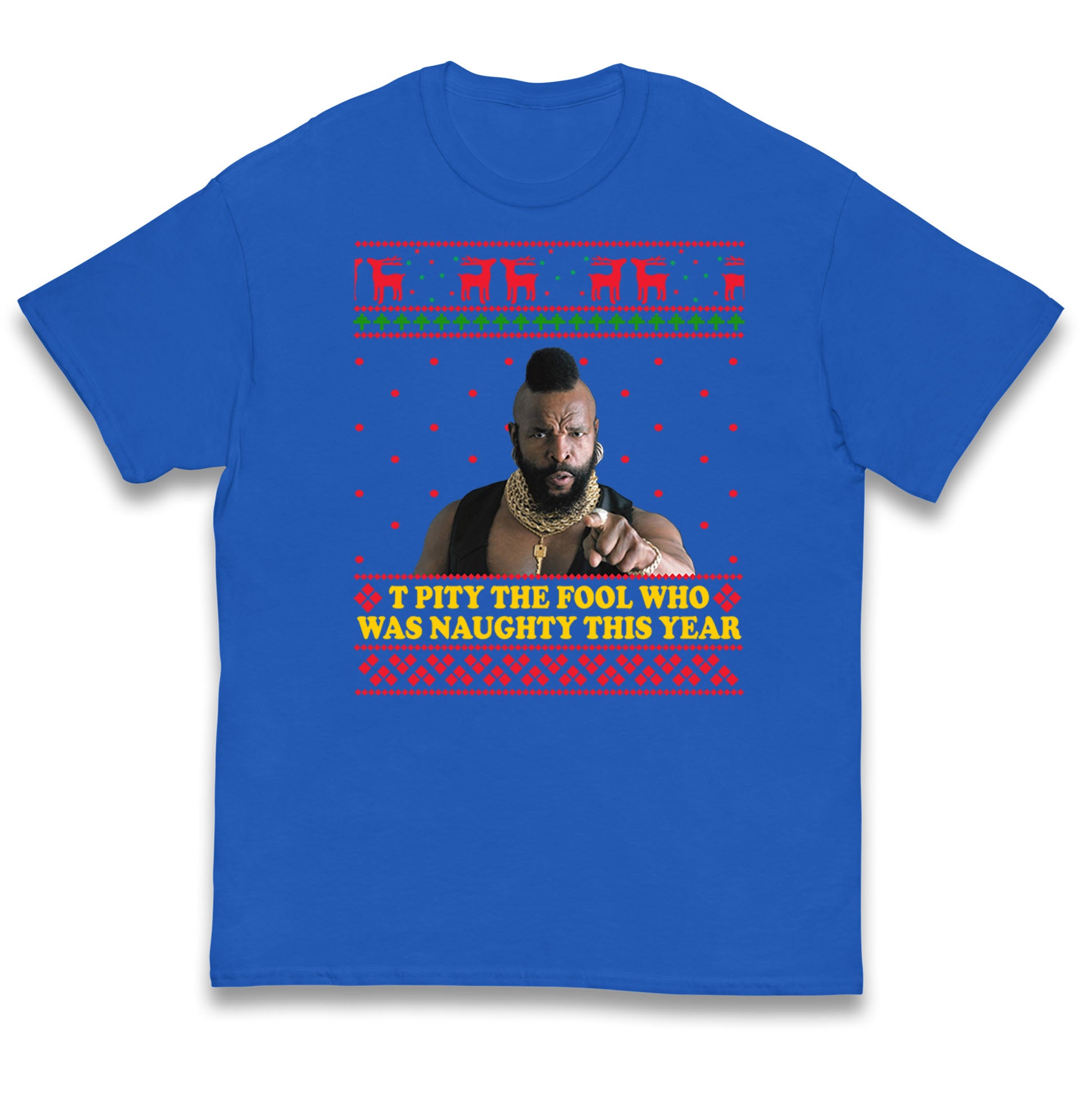 I Pity The Fool Mr.T Christmas Kids T Shirt 160