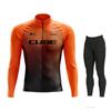 Rvouei Cube Breathable Team Long Sleeve  Bib Pants Ropa Ciclismo Bicycle Clothing MTB Bike Uniform Men Clothes 2026 Autumn Breathable Cycling Suit Set