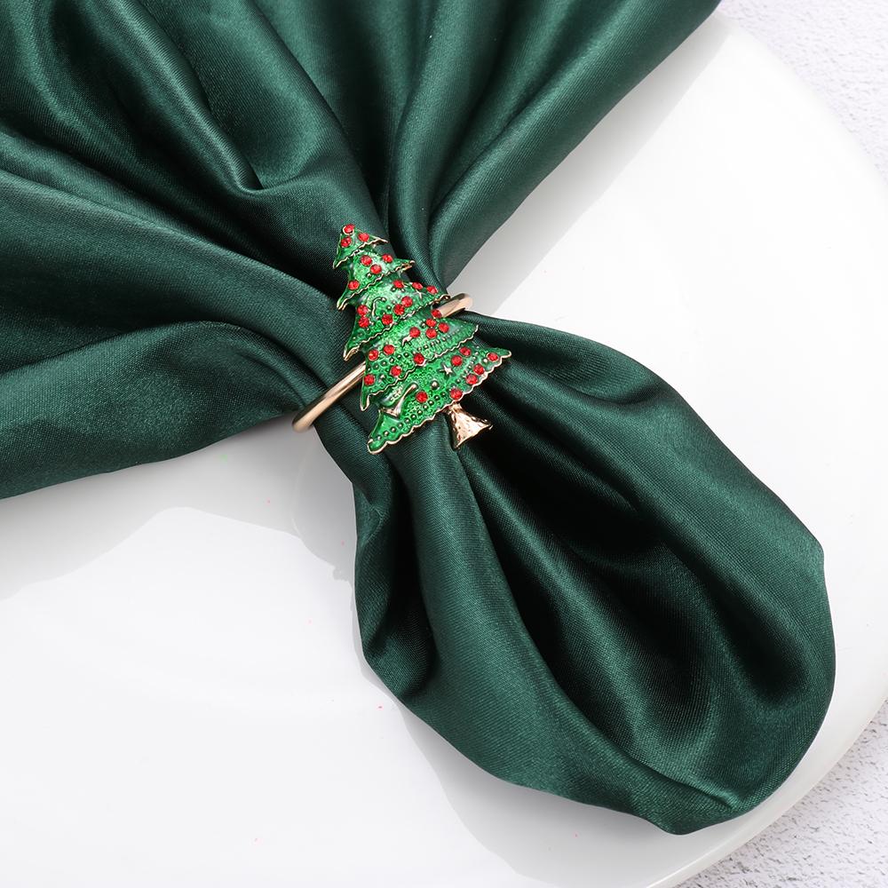 Tree DIY Craft Wedding Supplies Table Decoration Napkin Ring Christmas Supplies Mouth Ring