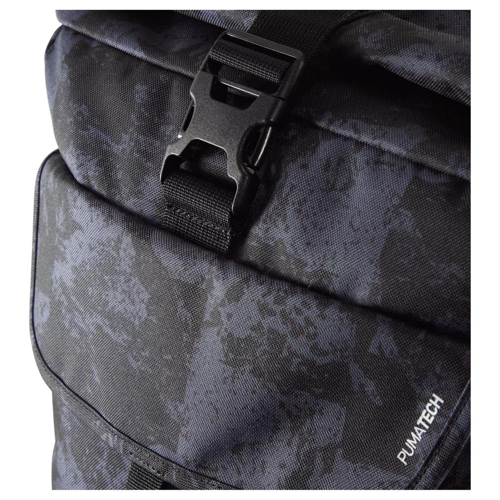 Puma Classic Logo Large Capacity Polyester Backpack Unisex Backpack Black 091965-01