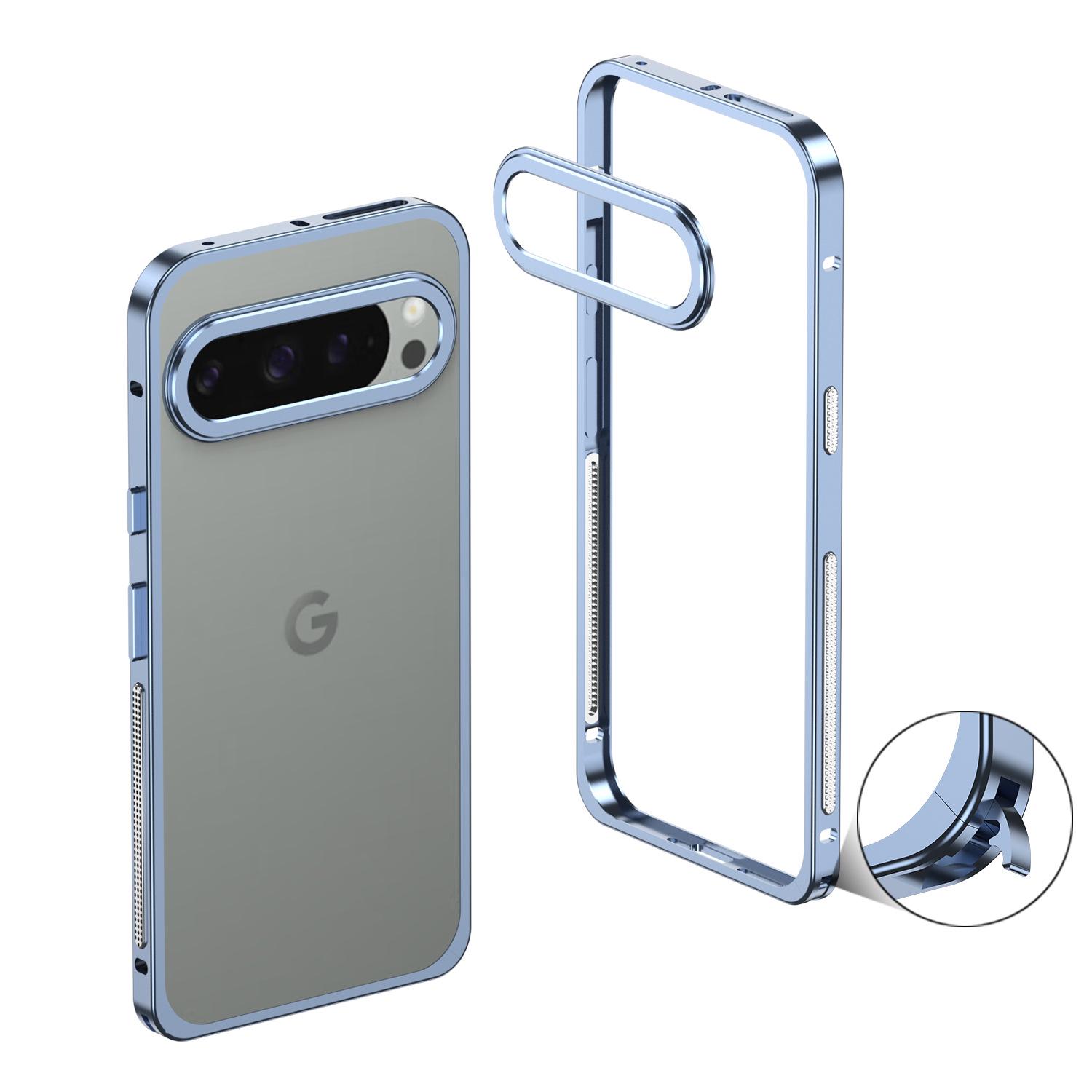 

Металлический корпус с функцией теплоотвода для Google Pixel 10 Pro XL с пряжкой-морским коньком Google 10Pro