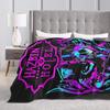 VOX H-Hazbin Hotel Alastor Game Blanket Quality Soft  Throw Blanket Winter Decorative Living Room Fluffy Bedspread