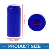 A ABSOPRO Car Silicone Hose Caps 4mm 0.16" Intake Vacuum Hose Tube End Plug Blue (Set of 10)