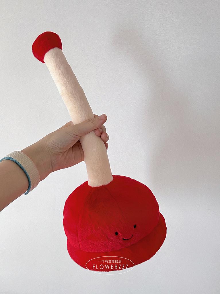 Lustiger Toiletten-Kacke-Pömpel Stoffpuppe Plüschtier Niedliche Zimmerdeko Plüschtier Geschenk für Kinder Toilettenwerkzeuge Inkarnierter Toilettenpapierrollenhalter