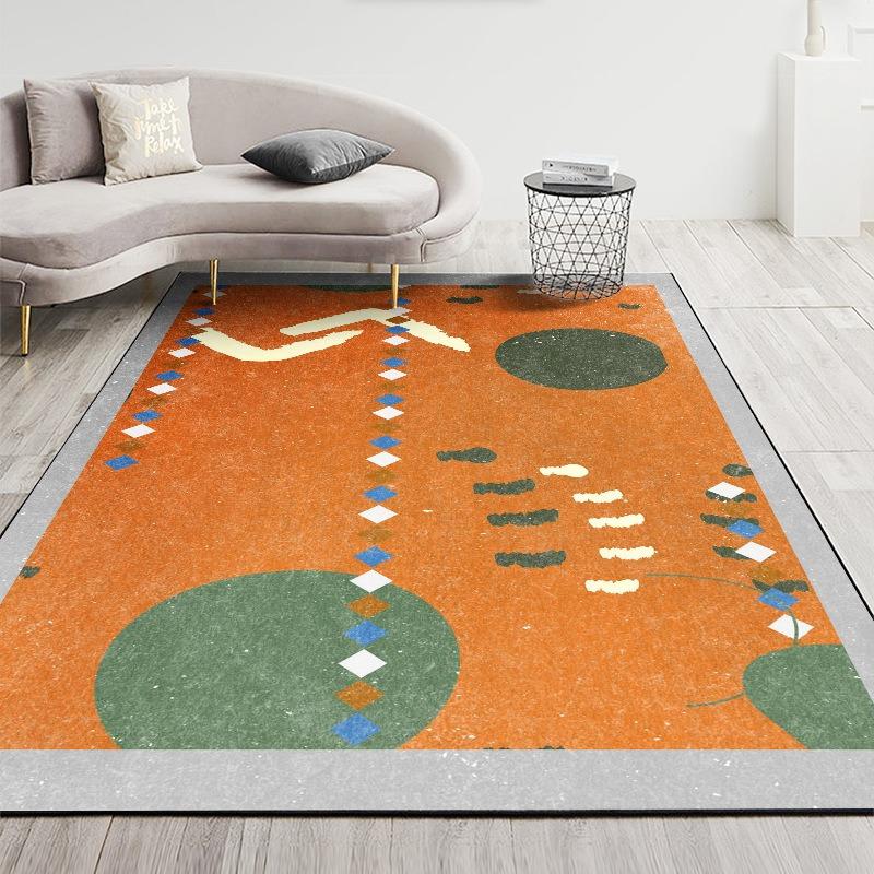 Nordic Modern Minimalist Style Large Carpet Anti-slip Wear-resistant Soft Mat for Living Room Bedroom Rug Beautiful and Fashion