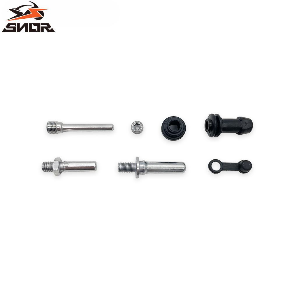 SNOR Motorcycle Universal Front Rear Nissin Caliper Guide Pin Rebuild Kit Brake Caliper Repair Kit For CRF KXF RMZ YZF Dirt Bike Front Repair Kit
