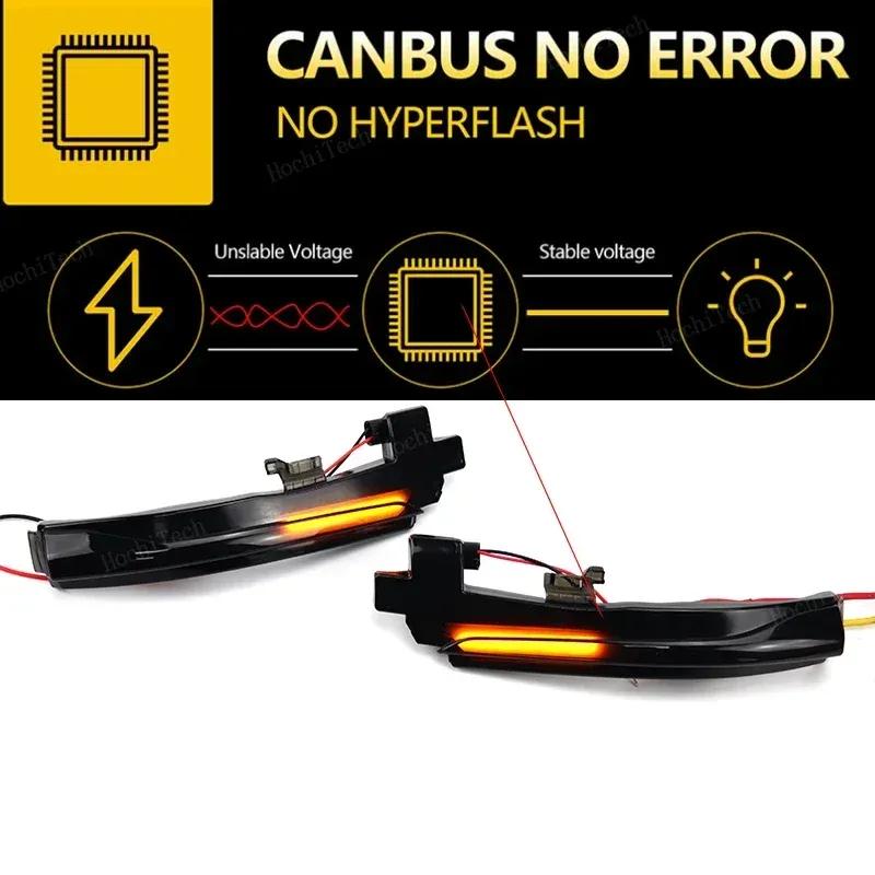 Smoked LED Dynamic Turn Signal Light Side Mirror Flashing Light for Volvo S60 V40 V60 CC S80 II V70 III