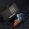 Etui S25Plus Carbon Fiber Magnetic Flip Case for Samsung Galaxy S25 Ultra S24 FE S25+ S24+ Plus Note 20 Ultra Soft Leather Funda