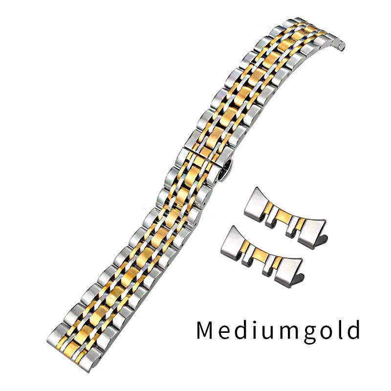 Cinturino Orologio Sette Perle Acciaio Inossidabile 10 12 13 14 15 16 17 18 19 20 21 22mm Per Tissot CITIZEN AT9097-54E Cinturino Orologio 23 24mm