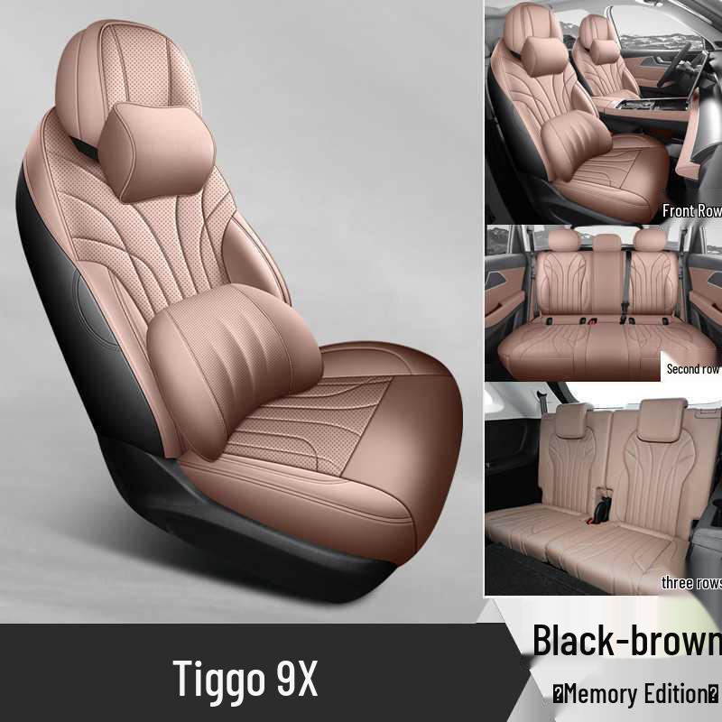 Chery Tiggo 9 & 9x Sitzbezüge: Vollumrandung, Ganzjahres, Fünfsitzer-Kissen