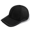Clape Summer Golf Lightweight and Reflective Mesh Cap for Light Rain Unisex Men's Hat, Breathable, Running, Protection, (Black)