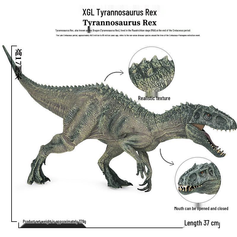 Children’s Jurassic Movie Tyrannosaurus Rex Model - Large Dinosaur Toy