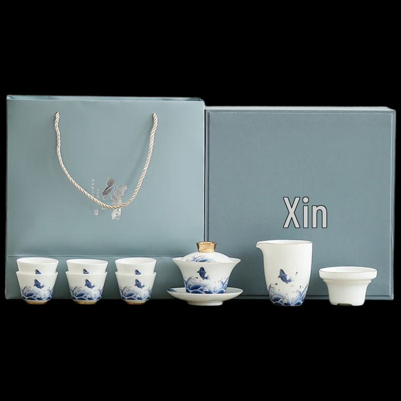 CHANGSHEGNYUAN Ceramic Kung Fu Tea Set