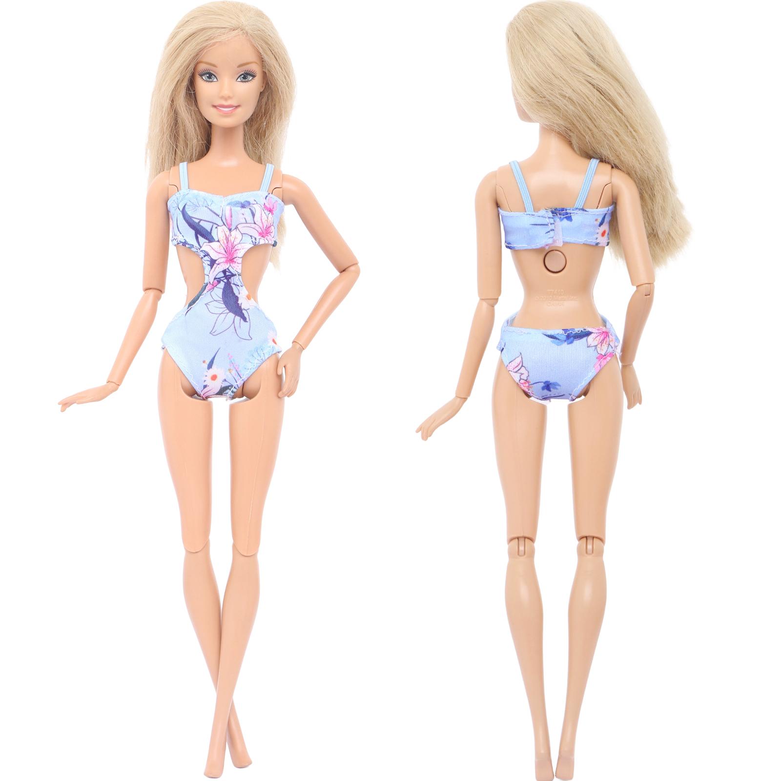 

Модная кукольная одежда Купальник Бикини Платье Летний наряд Топы Брюки Купальные костюмы Пляжные аксессуары Одежда для куклы 1/6 Игрушки для девочек