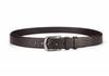 Men's Genuine Leather 3.8cm Pin Buckle Lychee Pattern Belt Jeans Accessory