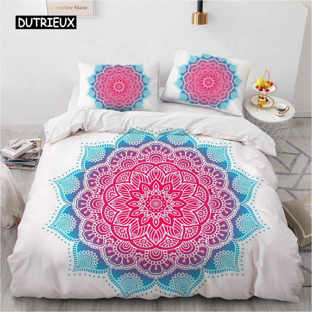 Klasický 3D design Vlastní ložní prádlo Přikrývka Povlak na přikrývku Ložní souprava Plná King Queen Double Single Size Bytový textil