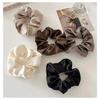 Silk Satin Hair Tie for Women - High-End Retro Bun and Hairstyle Elastic Band