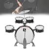 Children Drum Set Educational Musical Instrument Baby Boy Toy for BeginnersBlack