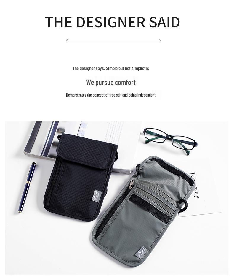 Waterproof Anti-Theft Passport Holder & RFID Shielding Pouch for Phones and Keys