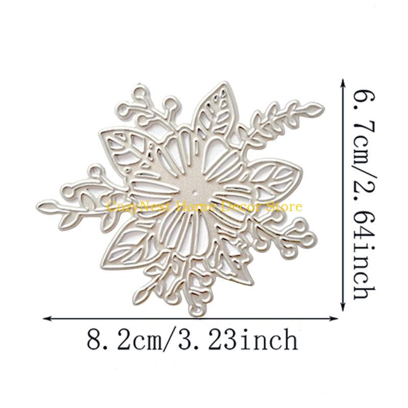 92MF Metal Die Cuts Pretty Flower Embossing Stencil Cutting Dies for Card Making Scrapbooking Paper Craft DIY Template Mold