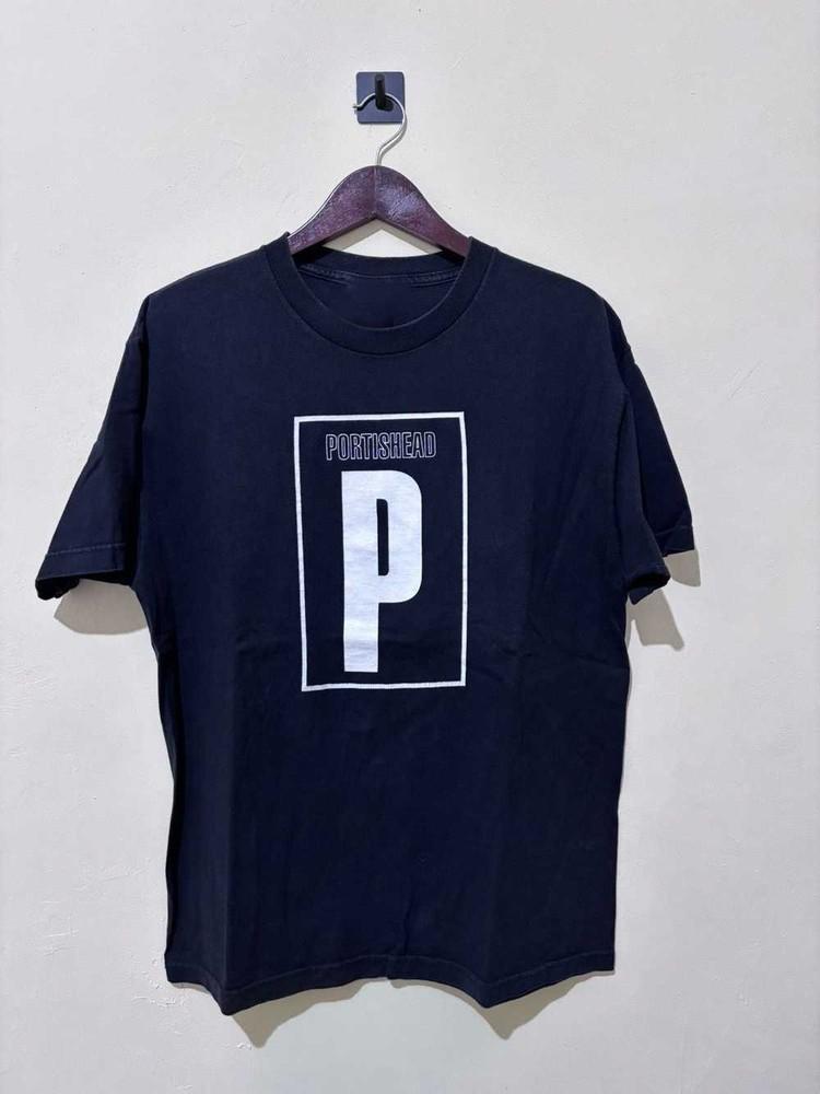 

Portishead band Logo Black Cotton Shirt Full size S5XL T388 Unisex T-Shirt L