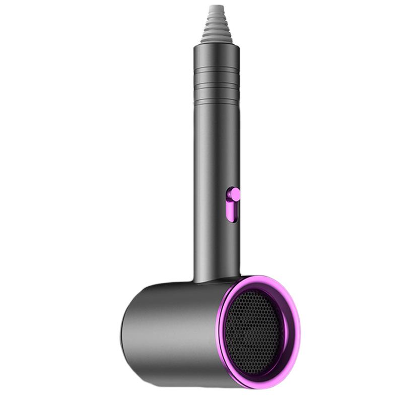 Hårtørker Mute 360 graders roterbar dyse Hurtigtørkende ABS PP bærbar hårføner for hjemmesalong