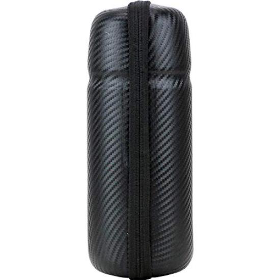 

R250 Толстый кейс для инструментов с рисунком из углеродного волокна и черной молнией чёрный