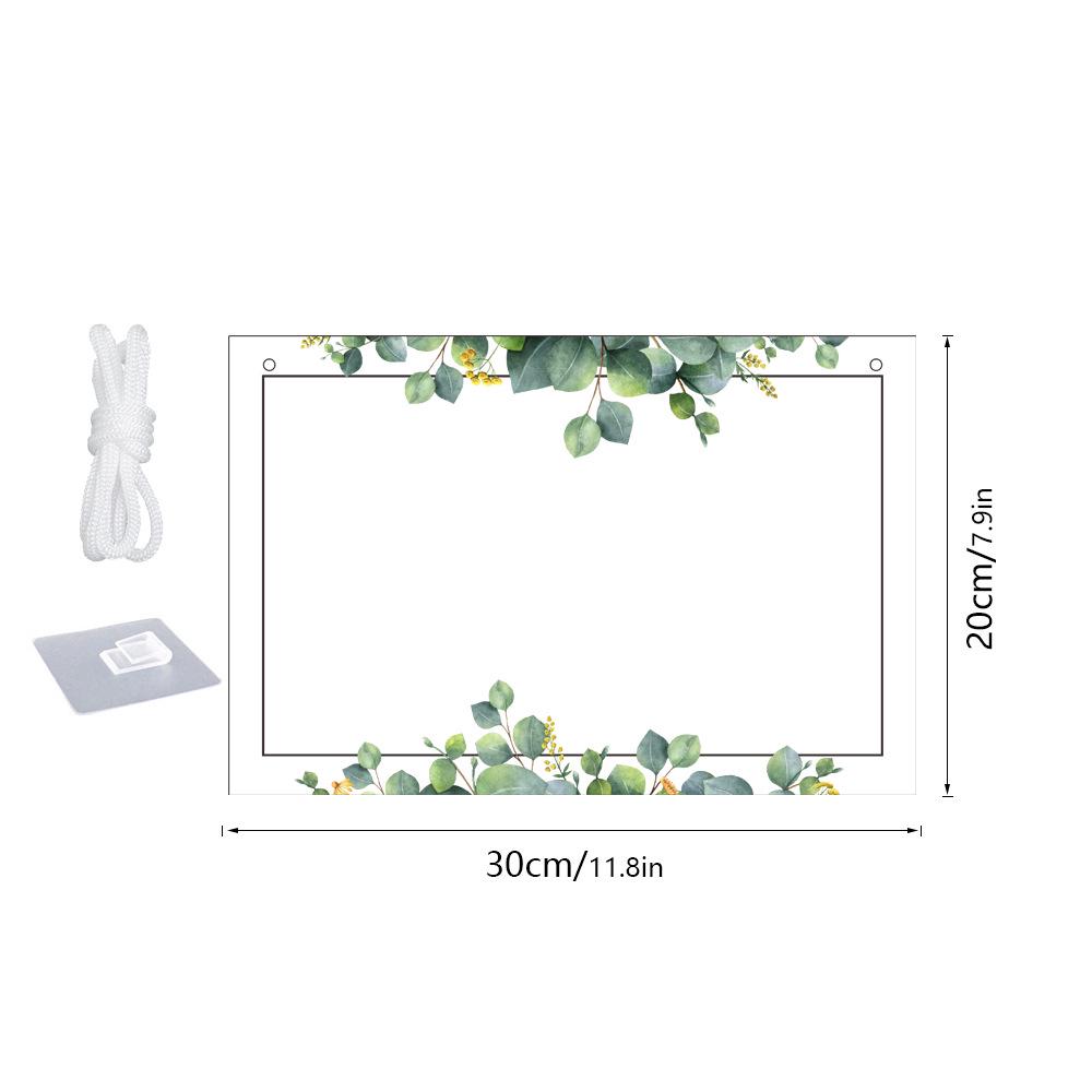 3D Acrylic Erasable Weekly Planner Board