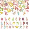 Craftdady 52 Pc Enamel Letter A-Z Charms: Colorful Initial Alphabet Pendants for DIY Jewelry Making