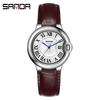 Sanda Retro Simple Couple Quartz Watches - Trendy, Cool, Luminous, Unisex Fashion Wristwatches