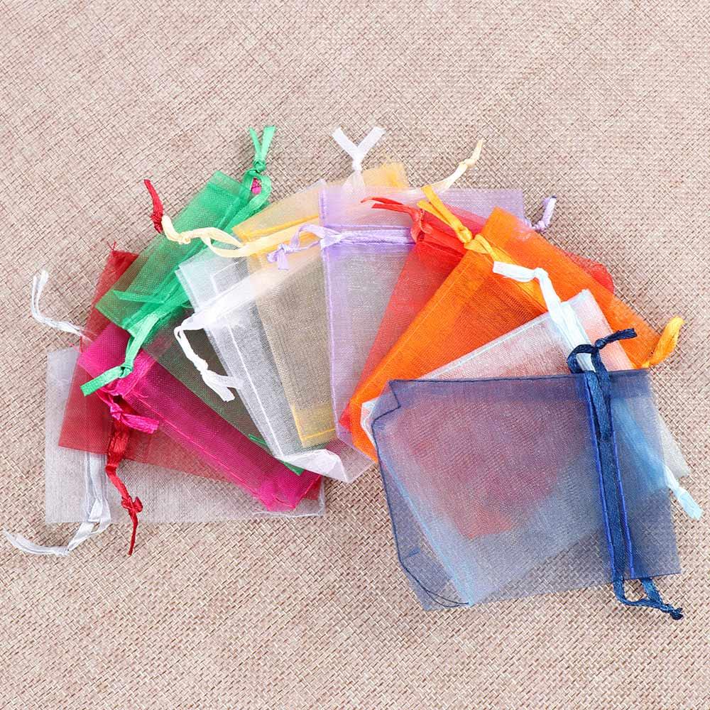 

Christmas 50pcs Jewellery Organza Packing Pouches Candy Bags Gift Bags