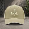 GolfThemed Adjustable Baseball Cap for Unisex  Women  Lightweight Duckbill Hat with Toggle Closure Hand Washable