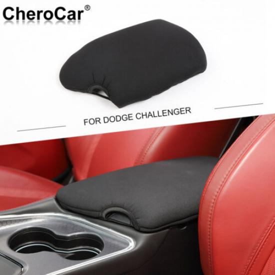 Mittelkonsolen-Armlehnenpolster Mittelkonsolenabdeckung für Dodge Challenger 2014-