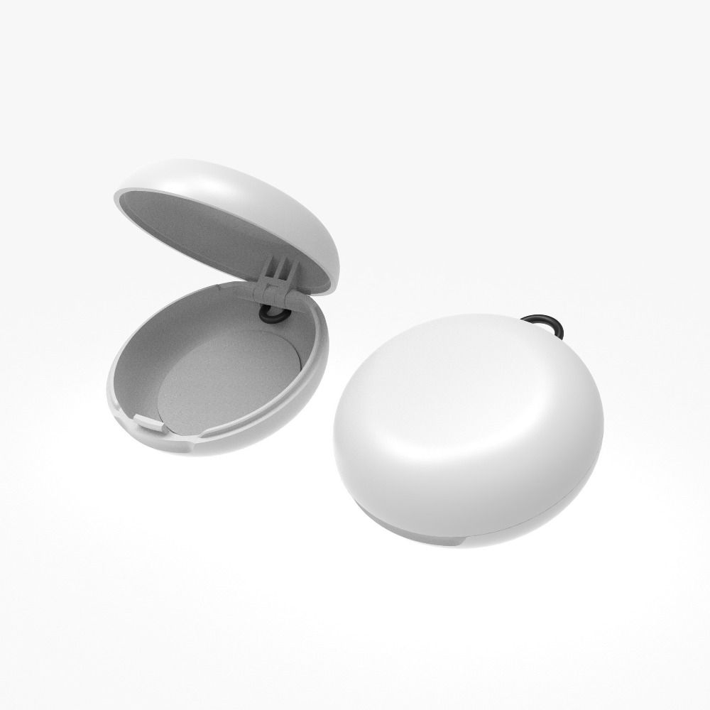 New Plastic Soundproof Earplug Box Round Shape Mini Mini Earplug Case Sleeping Earplug Organizer Travel Use