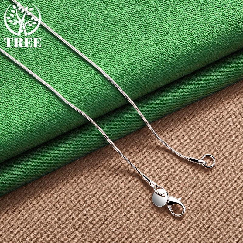 20 Inch 925 Sterling Silver Three Flower Pendant Necklace For Lady Engagement Wedding Party Beautiful Jewelry Accessories