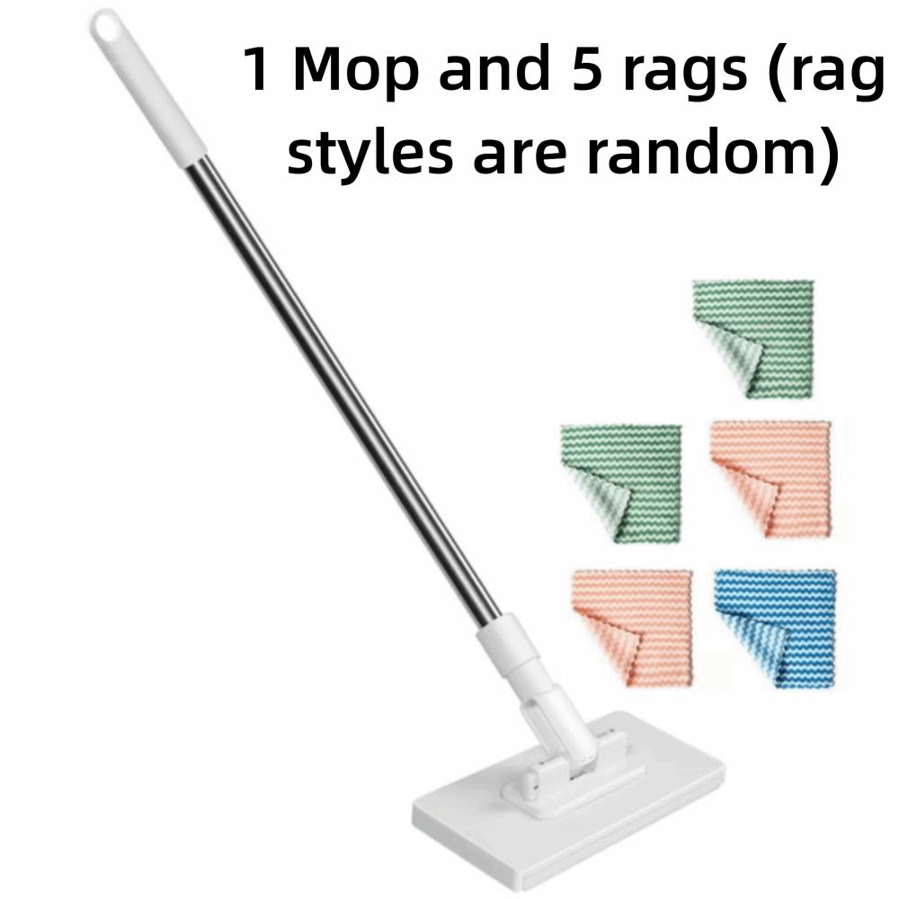 with 3 Reusable Cloths Hands-free Mop 360° Rotating Head No-wash Mops New Lazy Mop Household
