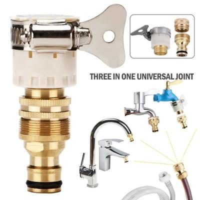 Nouveaux Adaptateurs Universels pour Robinet d'Arrosage Pratique Connecteur de Robinet 15-23mm Adaptateur de Robinet 3-en-1 Fournitures Ménagères