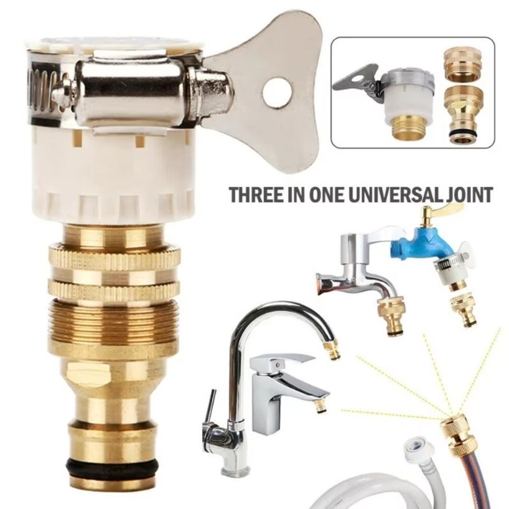 Universal 1 Set Tap Connectors Practical Faucet Tap Connector Garden Tools