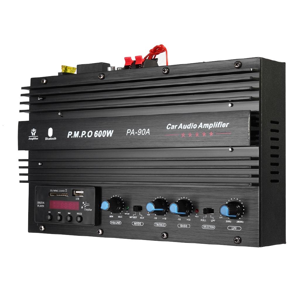 1500W USB/AUX/SD/FM Class AB Wireless Bluetooth Audio Amplifier Input Radio & Remote Control HIFI Stereo Power Amplifier