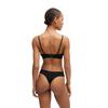 Hugo Womens/Ladies Stacked Logo Ribbed Thong