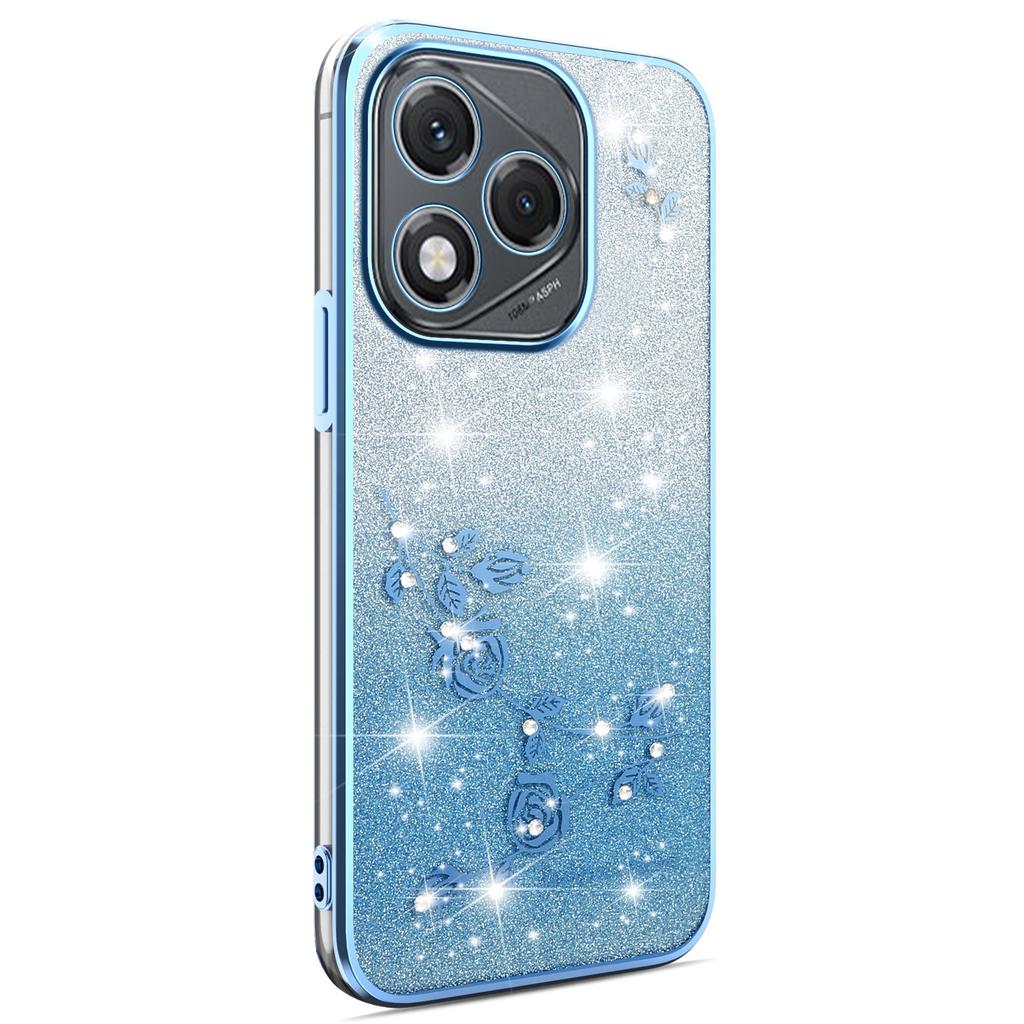 KADEM For Honor 400 Lite 5G Case Flower TPU Flexible Gradient Phone Cover