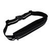 Running Waist Pack Reflective Strips Water Proof Adjustable Strap 3 Pockets Running Belt Black