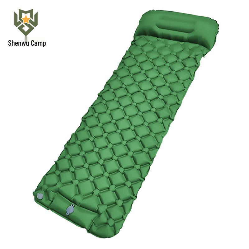 Shenwuying Outdoor Inflatable Camping Sleeping Pad with Built-in Pump
