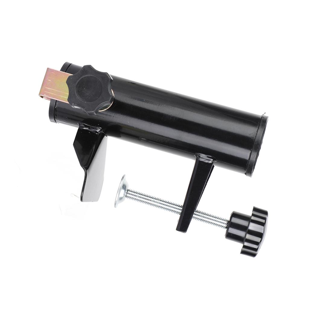 Umbrella Clamp Steel Outdoor Stable Umbrella Clip for Garden Yard Fishing Rod Black